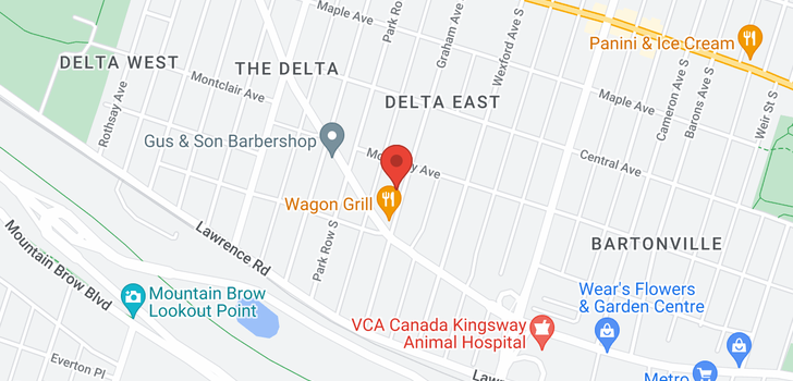 map of 134 GRAHAM Avenue S
